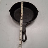 Lodge 5SK Cast Iron Skillet 8" Pan With Circular Logo Made In USA