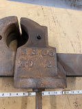 antique bench Pipe vise  Prentiss  NS Co No. 2 model Vtg Tools 1900's Norvell-Sh