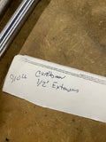 Lot of 2 Craftsman 1/2 Inch Drive Extensions, 6" & 10" Mechanic tools Vtg