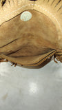 Zara Y2K Suede Fringed Bohemian Shoulder Purse Festival Brown
