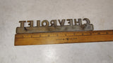 Vintage Original 1947-1948 Chevrolet Thriftmaster Hood Side Emblem OEM 3683134