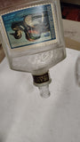 2 Vintage Jim Beam Duck Stamp Series Decanters Green-Winged Cinnamon Teal