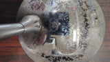 1970's Japan Motorcycle Mirrors 4" Round Chrome Long Stem Pair PAT 935569