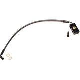 Magnum Shielding Front Lower Brake Line Kit Black Pearl ABS Harley Softail