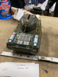 Vintage U.S. Army M-125 Tin Tank Toy Wakasoto Japan 50's Litho Parts repair