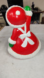 Vtg Glenview Mold Ceramic Waving Mrs Claus Christmas Figurine 12"