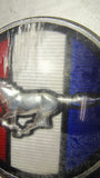 Ford 1979-1981 Mustang Hood Ornament Emblem Badge Insert Tri-Bar 3.25"