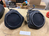 Harley Touring Rear Speaker Boxes Switches Ultra Classic FLH Glide 98-05 OEM set