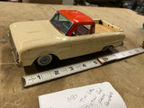 ALPS 1959 Ford Ranchero Pickup Truck Tin Friction Litho Toy Red Japan Minty Rare