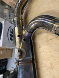 2 into 1 Screamin Eagle Supertrap Exhaust pipe muffler Harley Touring 09^ Glide!