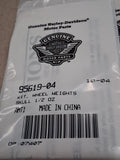 NOS Genuine Harley-Davidson Willie G Skull 1/2 oz Adhesive Wheel Weights Set (5)