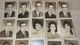 Lot of 30 Vintage 1964 High School Senior Portrait Wallet Photos Autographs B&W