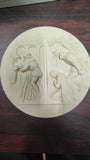 1976 Rigoletto Alabaster Collector Plate Gino Ruggeri Studio Dante Volteradici