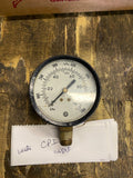 CPI Pressure Gauge 0-100 PSI 0-700 kPa Analog Bottom Mount Brass USA
