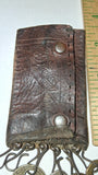 Vintage Steerhide Leather Key Case w Yale Chicago ILCO Briggs Stratton Keys