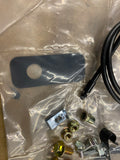Harley Touring 97-08 Adjustable Rider Backrest Hardware Kit Mount Release cable