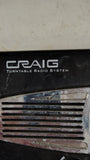 Craig Classic Retro Turntable AM/FM Radio System Model CD681 Black