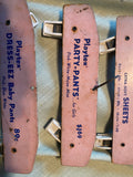 Vintage 50's Playtex Metal Bib Hanger Store Display Advertising Sign Clothing !
