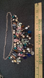 Lot of 5 Vintage Estate Costume Jewelry Necklaces Art Deco Fringe Glass Crystal