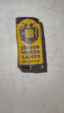 Vtg 1920s GE Edison Mazda Automotive Light Bulb with Original Box