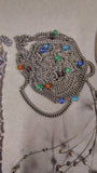 Vintage Jewelry Lot Statement Necklaces Coin Chain Beaded Earrings 35+ Pcs