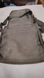 Vintage Military Style Olive Green Canvas Messenger Crossbody Bag
