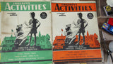 Vintage Childrens Activities Magazines Lot 1940s Home School Games Crafts