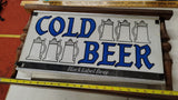 1970's Carling Black Label Beer Lighted Sign Price Brothers Item 1574-PB