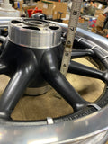 Front 9 Round Spoke Mag Harley Touring FLH Ultra classic Glide 00+ 3x16 Nice!