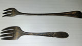 Vintage Silverplate Flatware Lot 4pc - Oneida White Orchid and Warren SP Co