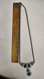 Vintage Costume Necklace Lot Faux Pearl Heart Turquoise Boho Bead Chain Belt