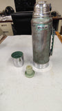 Vintage 1980s Aladdin Stanley Thermos A-944DH 1 Quart Green Vacuum Bottle USA