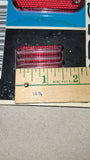 Drag Specialties DS-280156 Red Replacement Marker Lens Set Vintage 2-Piece