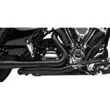 Cobra Pro-Chamber Black Headpipes M8 Touring FLHX Street road Glide King 2017^