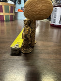 vintage Rococo-style ormolu perfume atomizer from the mid-20th century 1950s