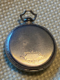 Rare 1922 South Bend Art Deco 14k GF Pocket Watch 19 Jewels Engraved Antique