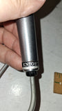 Vintage Knight 4510 Brushed Aluminum Dynamic Microphone Attached Cable 1/4 Plug