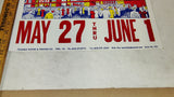 1960's Triangle Poster Co Uniontown Mall Carnival Poster Tropical Amusements