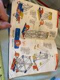 Urbana Man The Constructioneer 1948 Catalog Instruction Booklet Erector set Toy