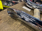Cobra Mufflers Honda Goldwing GL1100 Turn downs Exhaust shipping damage Chrome