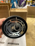 LED 2 Light Track Lighting Kit 2 Light-Black Round Ceiling Adjustable