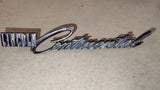 1975-1979 Lincoln Continental Front Header Panel Script Emblem OEM D5VB