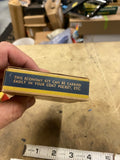 Vtg Economy First Aid Kit Box Advertising Auto Home General Store Display Prop