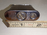 Vtg 1950s Ronson Whirlwind Automatic Pocket Lighter Chrome Engraved Made USA