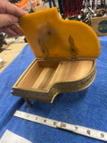 20's Thorens grand piano music Jewelry box Swiss Gold Glit Antique Bakelite Min