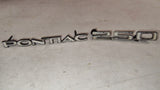 1968 Pontiac 250 Fender Emblem Script OEM 3927480 489853