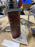 vintage Cities Service Outboard Motor Oil tin litho quart can Cone Top Cap Colle