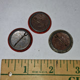 Vintage 1951 1952 Butler Building Trades Council A F of L Union Button Lot of 3