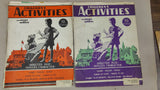 Vintage Childrens Activities Magazines Lot 1940s Home School Games Crafts
