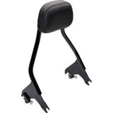 COBRA Detachable Backrest  Black Short Harley FLH Glide Classic Road King 97-07